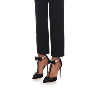 Olgana Paris Satin Bow heels - size 36. Like New condition